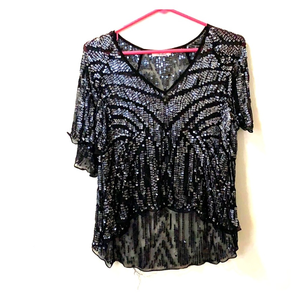 Parker Gun-Metal Sequin Too